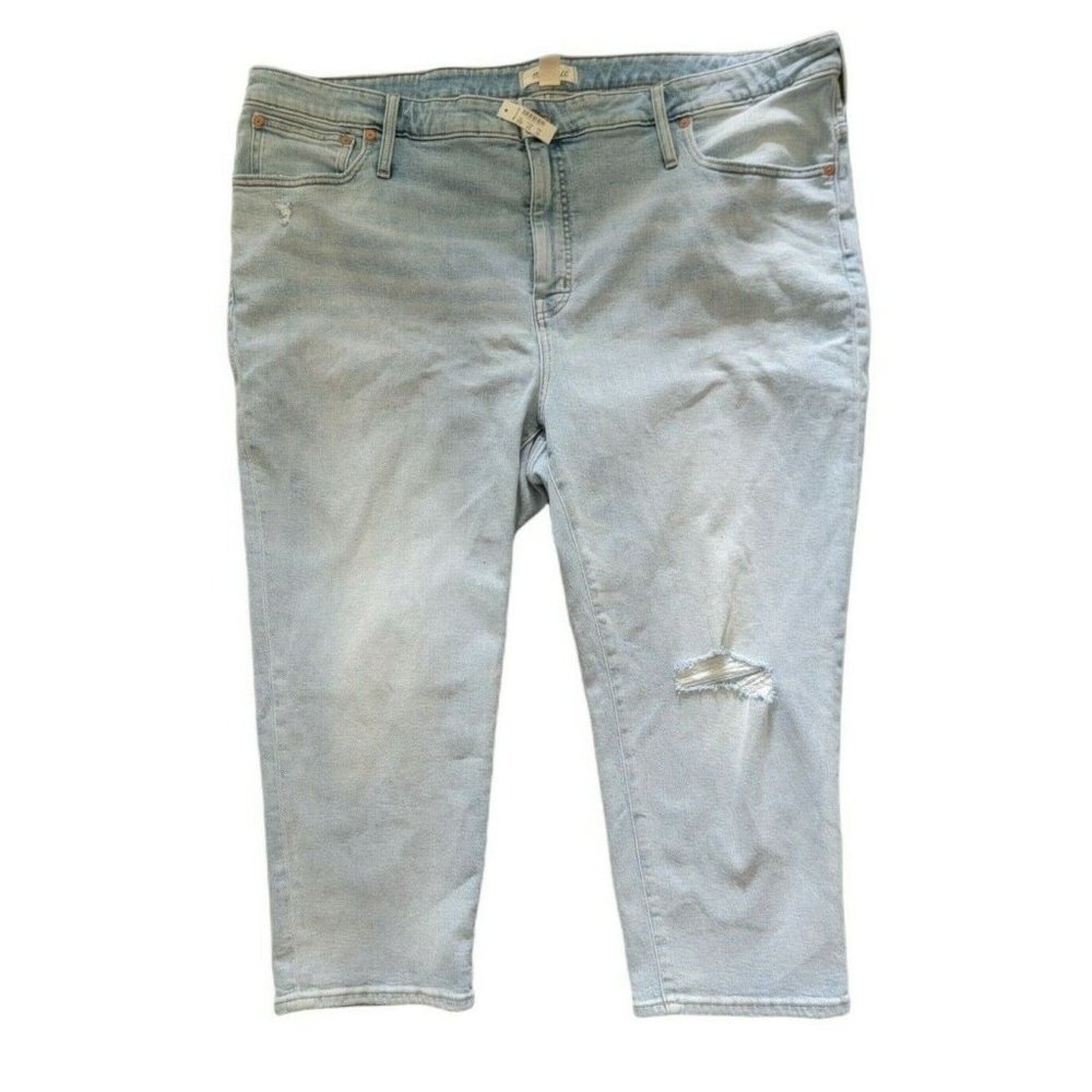Madewell Classic Straight Size 37P 48x24 Women's Denim Blue Jeans